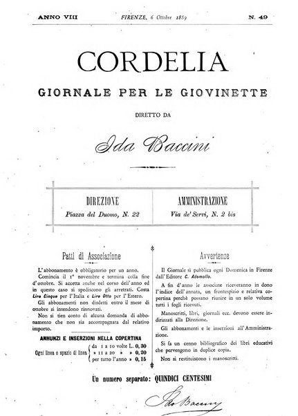 Cordelia rivista mensile della donna italiana