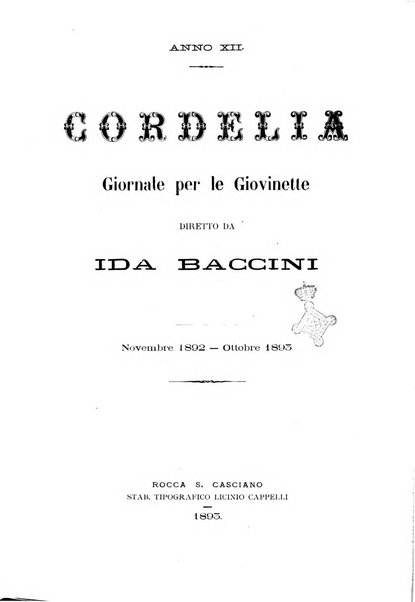 Cordelia rivista mensile della donna italiana