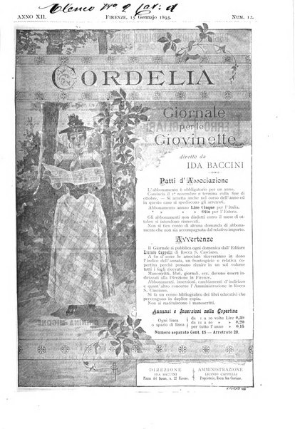 Cordelia rivista mensile della donna italiana