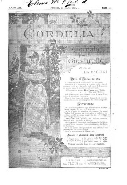 Cordelia rivista mensile della donna italiana