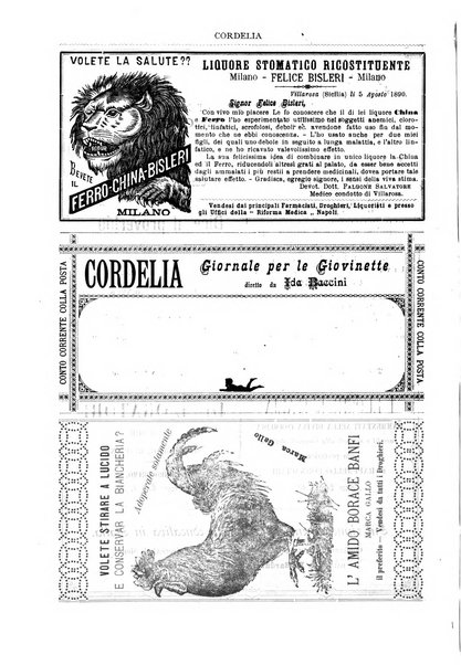 Cordelia rivista mensile della donna italiana