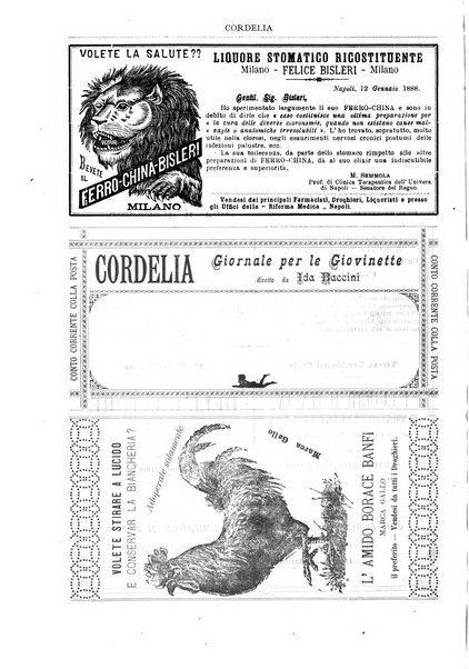 Cordelia rivista mensile della donna italiana