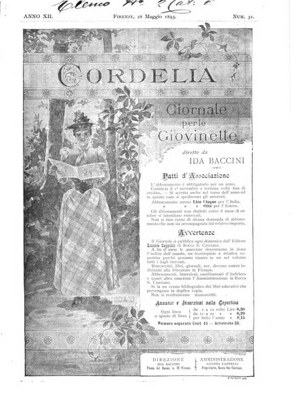 Cordelia rivista mensile della donna italiana