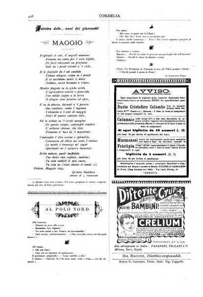 Cordelia rivista mensile della donna italiana