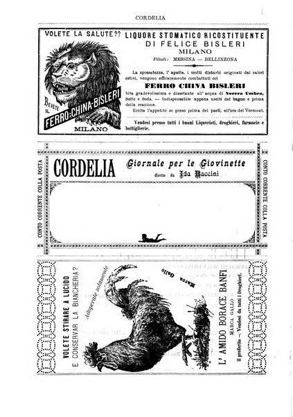 Cordelia rivista mensile della donna italiana