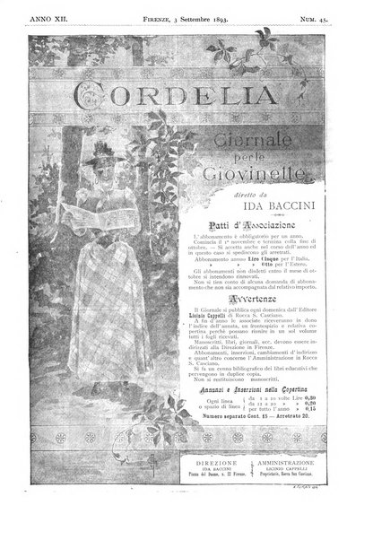 Cordelia rivista mensile della donna italiana