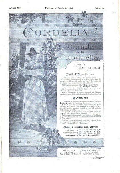 Cordelia rivista mensile della donna italiana