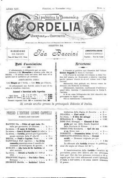 Cordelia rivista mensile della donna italiana