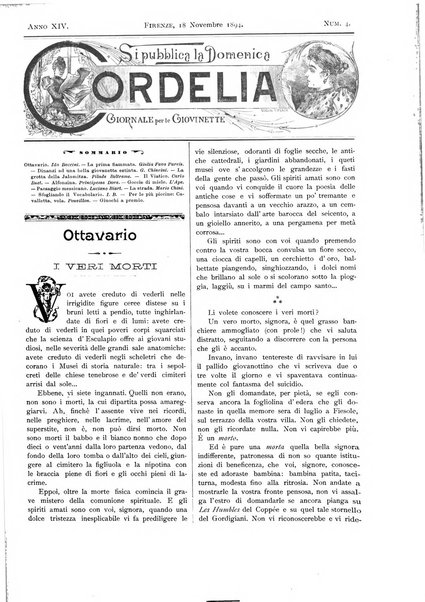 Cordelia rivista mensile della donna italiana