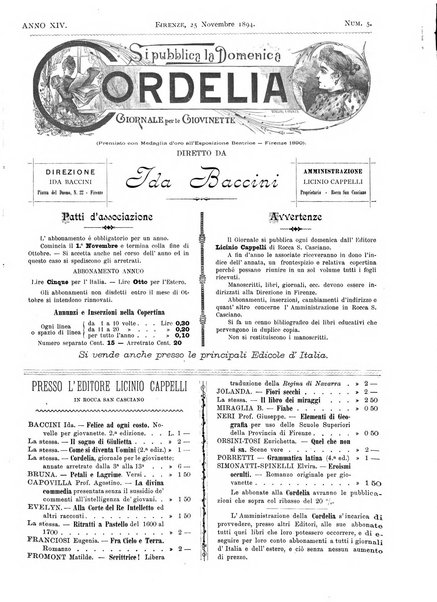 Cordelia rivista mensile della donna italiana