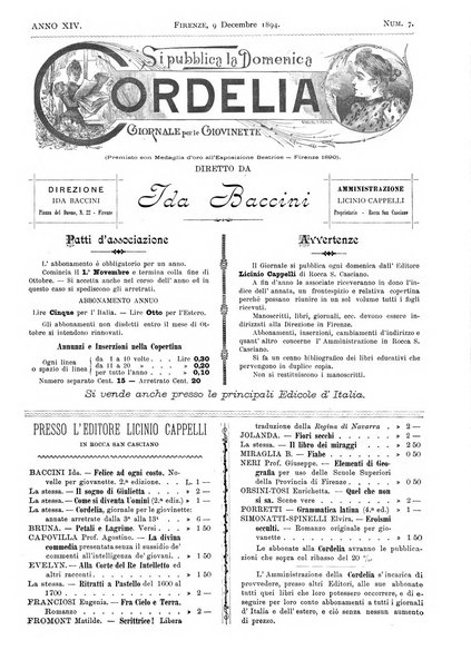 Cordelia rivista mensile della donna italiana