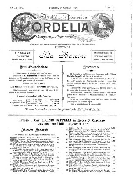 Cordelia rivista mensile della donna italiana