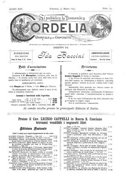 Cordelia rivista mensile della donna italiana