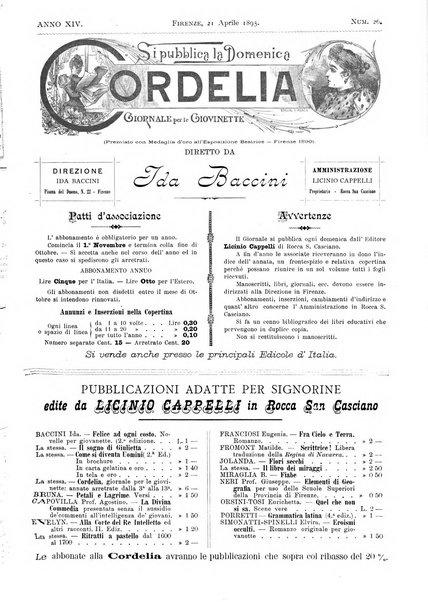 Cordelia rivista mensile della donna italiana