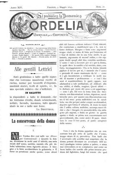 Cordelia rivista mensile della donna italiana