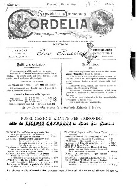 Cordelia rivista mensile della donna italiana