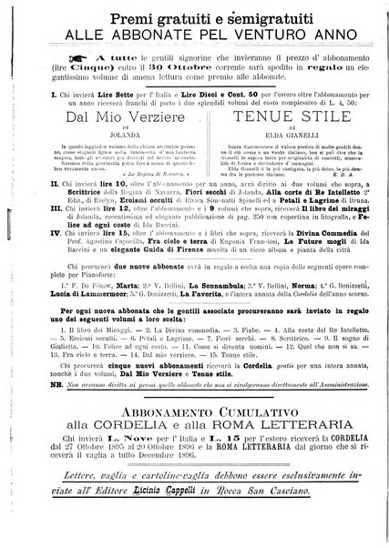 Cordelia rivista mensile della donna italiana