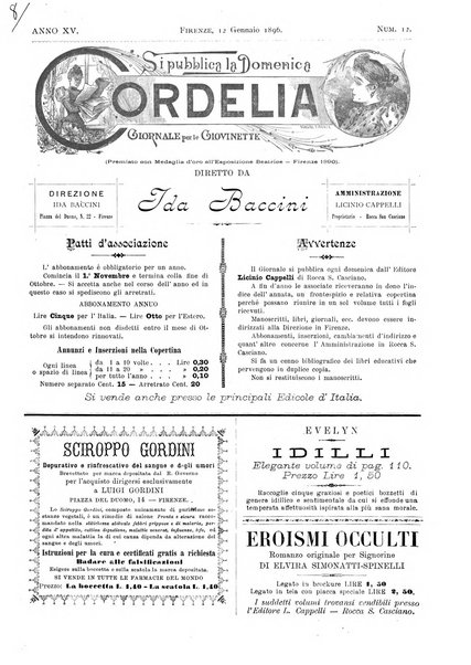 Cordelia rivista mensile della donna italiana