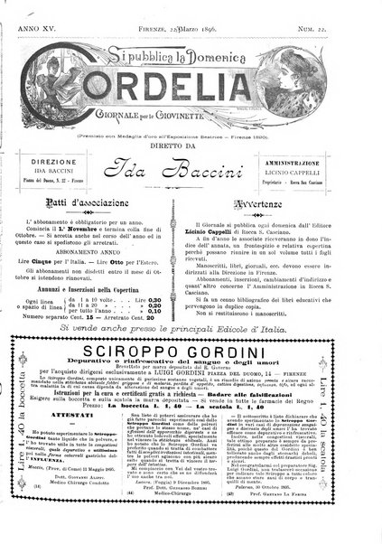 Cordelia rivista mensile della donna italiana