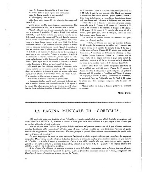 Cordelia rivista mensile della donna italiana