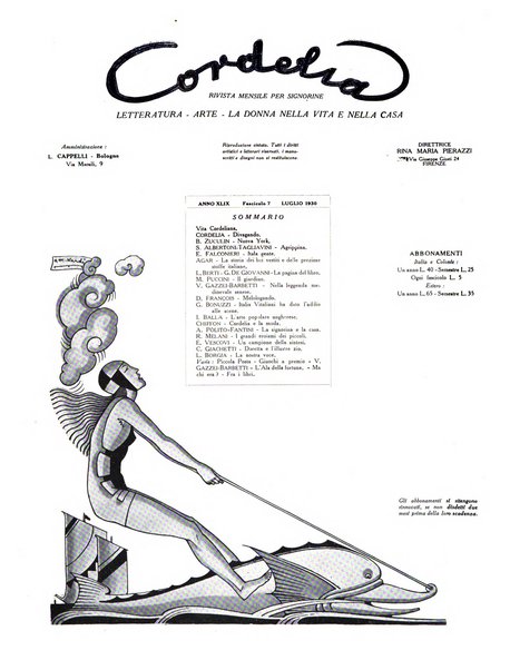 Cordelia rivista mensile della donna italiana