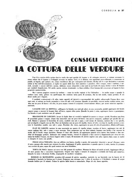 Cordelia rivista mensile della donna italiana