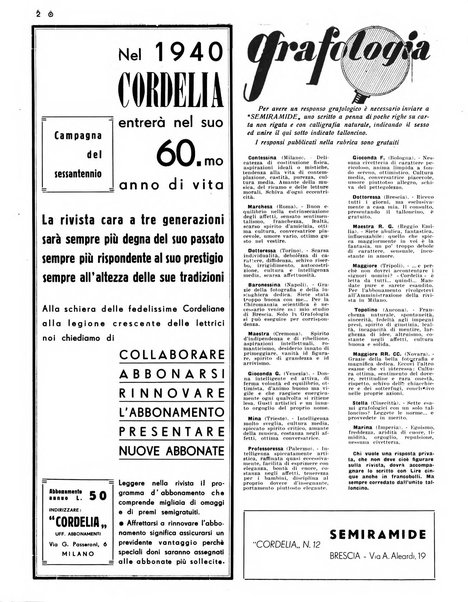 Cordelia rivista mensile della donna italiana