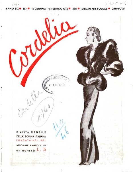 Cordelia rivista mensile della donna italiana