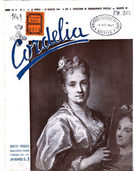 Cordelia rivista mensile della donna italiana