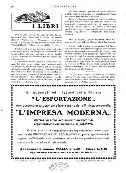 L'esportazione guida pratica per l'esportatore e l'importatore italiano