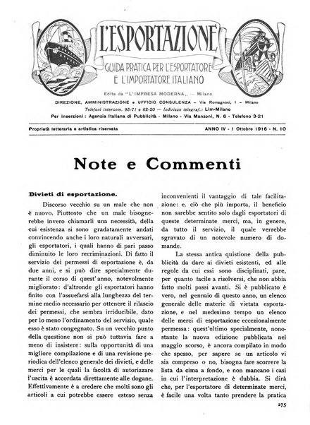 L'esportazione guida pratica per l'esportatore e l'importatore italiano