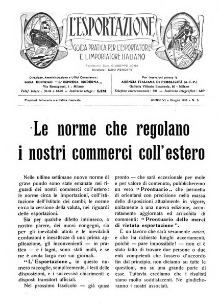 L'esportazione guida pratica per l'esportatore e l'importatore italiano