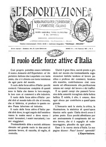 L'esportazione guida pratica per l'esportatore e l'importatore italiano