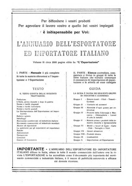 L'esportazione guida pratica per l'esportatore e l'importatore italiano