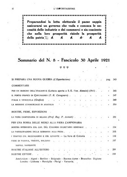 L'esportazione guida pratica per l'esportatore e l'importatore italiano