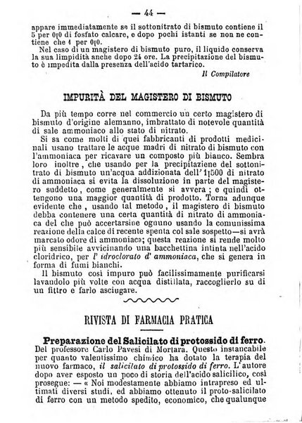 Il farmacista italiano ed il medico pratico rivista mensile di scoverte chimico farmaceutiche e mediche ...