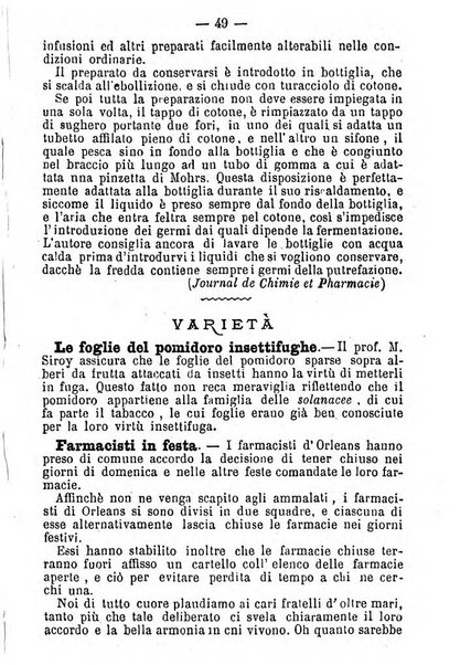 Il farmacista italiano ed il medico pratico rivista mensile di scoverte chimico farmaceutiche e mediche ...