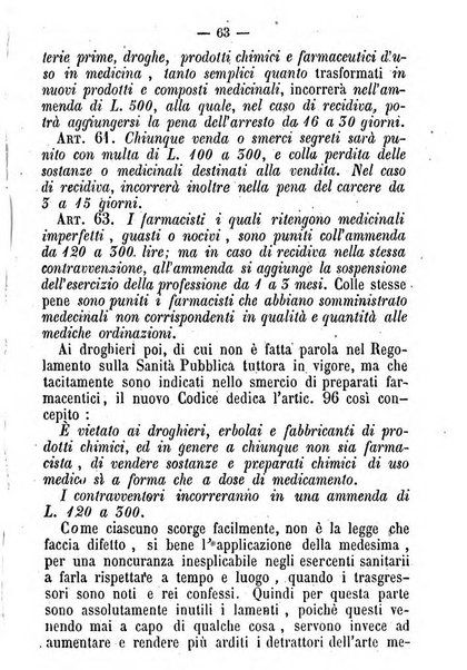 Il farmacista italiano ed il medico pratico rivista mensile di scoverte chimico farmaceutiche e mediche ...