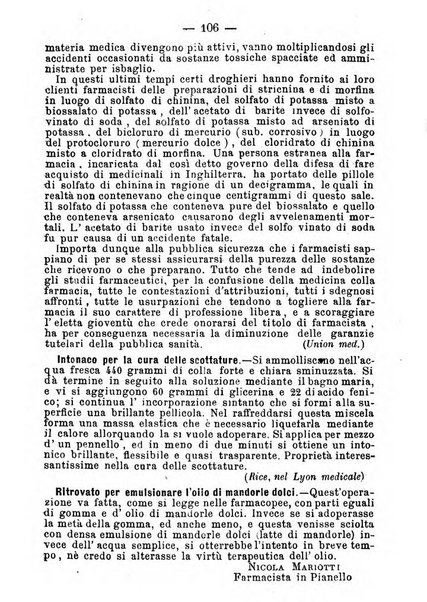 Il farmacista italiano ed il medico pratico rivista mensile di scoverte chimico farmaceutiche e mediche ...