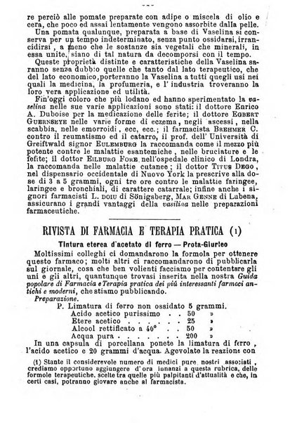 Il farmacista italiano ed il medico pratico rivista mensile di scoverte chimico farmaceutiche e mediche ...