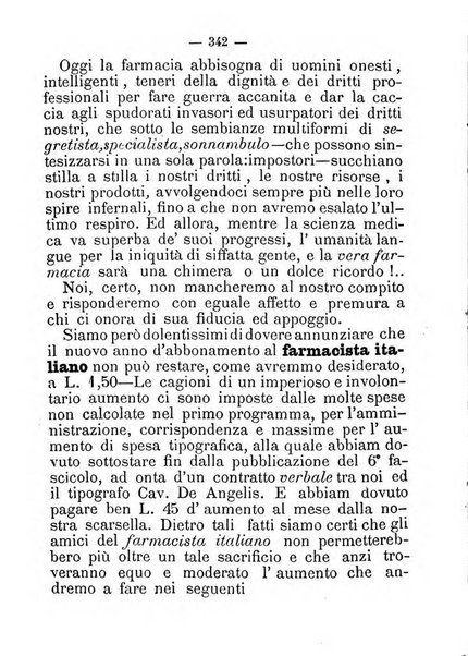 Il farmacista italiano ed il medico pratico rivista mensile di scoverte chimico farmaceutiche e mediche ...