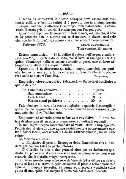 Il farmacista italiano ed il medico pratico rivista mensile di scoverte chimico farmaceutiche e mediche ...