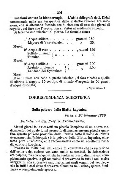 Il farmacista italiano ed il medico pratico rivista mensile di scoverte chimico farmaceutiche e mediche ...