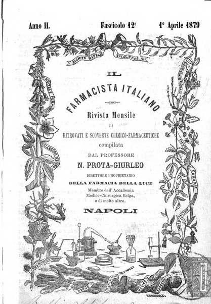 Il farmacista italiano ed il medico pratico rivista mensile di scoverte chimico farmaceutiche e mediche ...