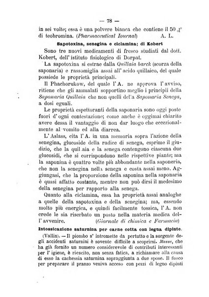 Il farmacista italiano ed il medico pratico rivista mensile di scoverte chimico farmaceutiche e mediche ...