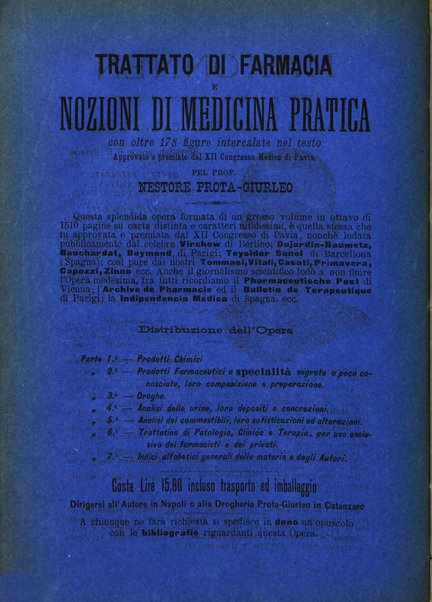 Il farmacista italiano ed il medico pratico rivista mensile di scoverte chimico farmaceutiche e mediche ...