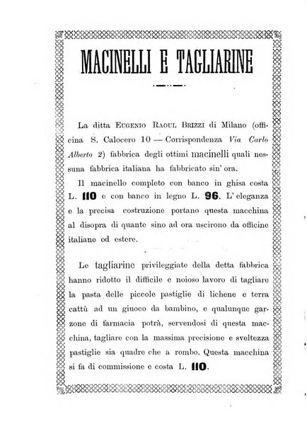 Il farmacista italiano ed il medico pratico rivista mensile di scoverte chimico farmaceutiche e mediche ...