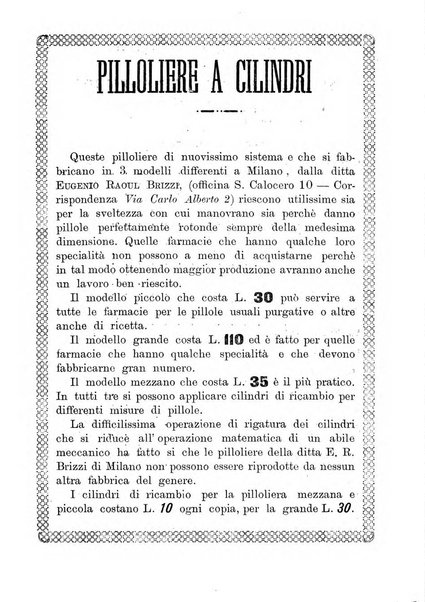 Il farmacista italiano ed il medico pratico rivista mensile di scoverte chimico farmaceutiche e mediche ...