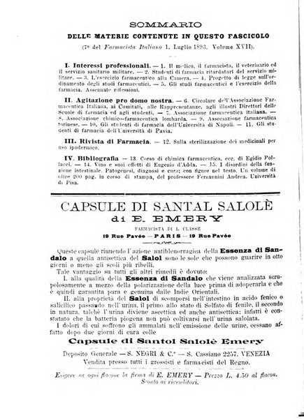 Il farmacista italiano ed il medico pratico rivista mensile di scoverte chimico farmaceutiche e mediche ...