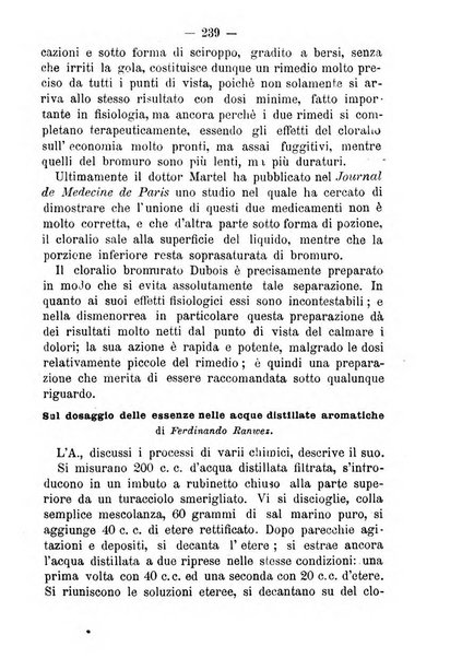 Il farmacista italiano ed il medico pratico rivista mensile di scoverte chimico farmaceutiche e mediche ...